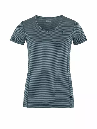 FJÄLLRÄVEN | T-shirt femme Abisko Cool W | dunkelblau